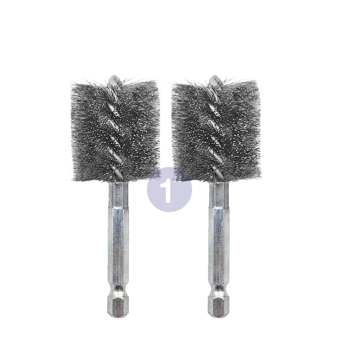 Copper pipe fitting cleaner wire bore replacement brushes for 1" plumbing, OEM quality, easy installation.