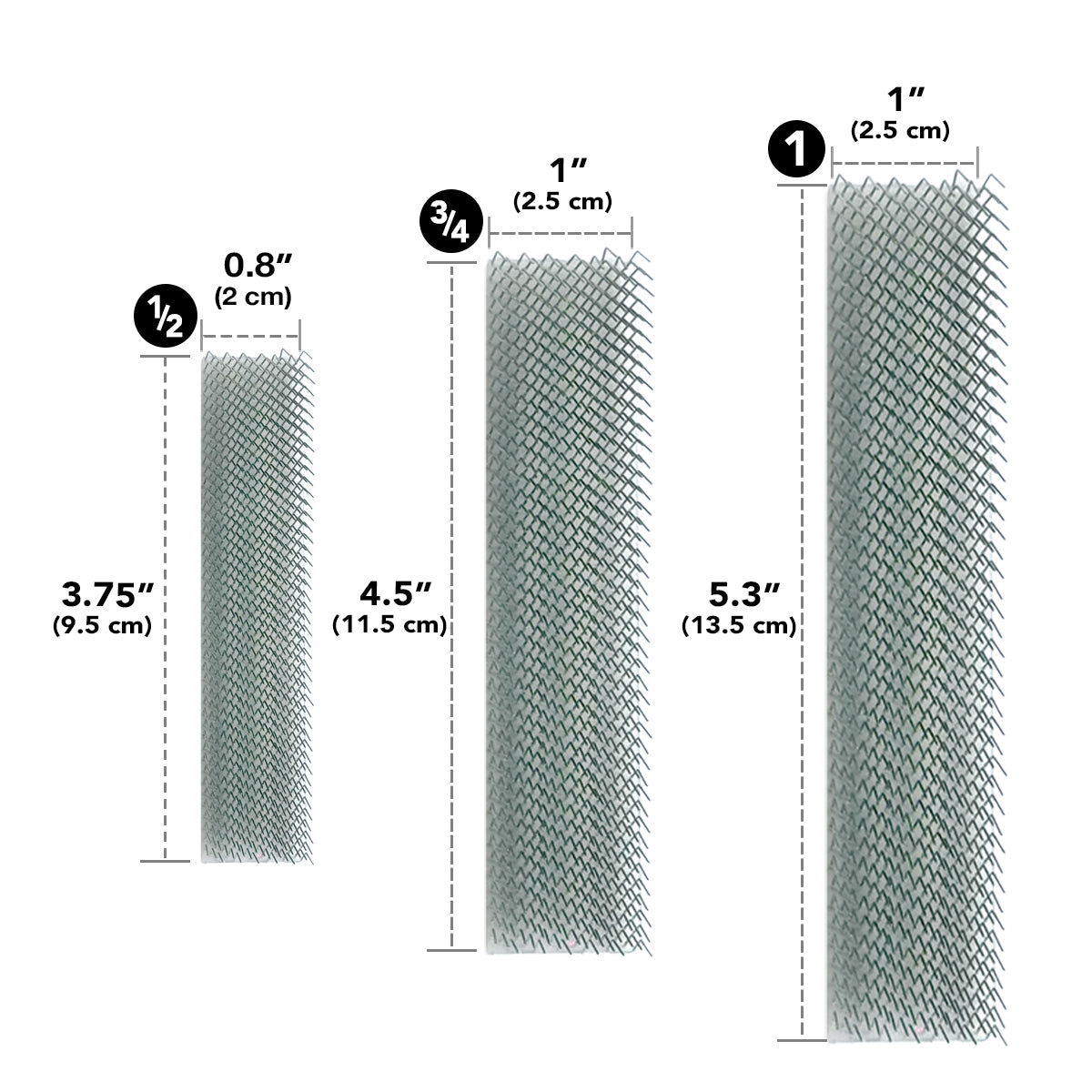 WICKED OD Copper Tube Pipe Cleaner Replacement Brushes (Multi-Pack) ½” & ¾ & 1” - Wicked Tools USA